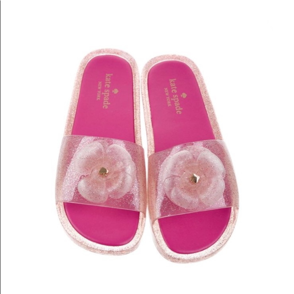 Kate Spade Glitter Slides